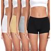 Ocexteur Mutande Boxer Donna Culotte Pantaloncino Cotone Shorts Multipack | 95% cotone 5% elastan morbide e traspiranti mutande a pantaloncino con cavallo foderato per casa sonno sport e uso quotidiano