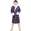 CityComfort Vestaglia Bambina Ragazza a Pois(Viola, 11-12 anni)