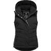 Ragwear Gilet trapuntato da donna con cappuccio rimovibile, taglie XS-6XL