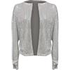Luadnysin Giacca Paiette Donna Giacca Paillettes Blazer Nero Oro Elegante Lucida Fucsia Vestito Capodanno Rosso Cardigan Corto Viola Lunga Corta Con Oversize Glamour Invernale Running Xxl Giacche Eleganti