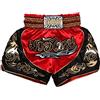 FLUORY Muay Thai, Pantaloncini da Boxe di Alta qualità, Pantaloncini da Boxe tailandesi, Pantaloncini MMA Kick Boxing, per Donna, Uomo, Bambino, Competizione di Allenamento di Combattimento.