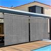 LIFERUN Tenda da sole verticale a rullo, 240x180 cm, Tenda verticale, 2 PCS