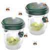 mizikuu Trappola Per Vespe, 2 Pezzi Trappola Calabroni Bottiglia Da Appendere Catcher per Insetti Zanzare Mosche Frutta Trappola Naturale per Esterni per Casa, balcone e Giardino, Verde
