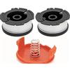 Fengfire per tagliabordi compatibili con Black Decker Sostituire AF-100 ST5530-GB GLC3630L20-GB STC1820PC-GB BESTA530-GB BESTA525-GB, con Copertura per Bobina e Molla (2+1)