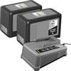 KÄRCHER Caricatore + 2 batterie 36 V 7,5 Ah Starter Kit Batteria Power + 36/75