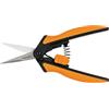 Fiskars Cesoie da Potatura con Microtip SP13, Solid, Lunghezza: 21,5 cm, Lame in Acciaio di Ottima Qualità, Impugnatura in Plastica, Arancione/Nero, 1051600