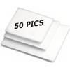 BAYGE Confezione da 50 pellicole plastificatrici per formato A4, A5, A6, 160 micron (2 x 80 micron), angoli arrotondati, pellicole laminate in diverse misure per l'uso a scuola o in ufficio