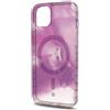 Celly Custodia per cellulare iPhone 15 Plus viola trasparente