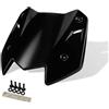 Generico Cupolini E Parabrezza Per Moto Per T-MAX 560 ABS TMAX560 Tech Max 2022-2026 Deflettori Aria Anteriori E Visiera Parabrezza Cupolino Spoiler(Nero)