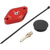 LISTEAM Kit di chiusura Sound Symposer con porta di pressione adatto per Ford Focus Mk3 2.0 ST Turbo Ecoboost 2013-2018 Turbocompressori(Red)