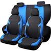 Chifeng Coprisedili auto per Fiat Grande Punto Tipo - Set completo di coprisedili in poliestere (blu)