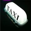 VILIERY Taxi Tetto Segno, Impermeabile Taxi Magnetico Sigillato Base Tetto Topper Illuminato Segno Auto Cab LED Segnale Lampada 12V con Base Magnetica Taxi Dome Luce Blu/Verde/Bianco/Rosa (WHITE)