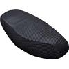 NVOQILIN Coprisedile traspirante e fresco in rete 3D per motocicletta, ciclomotore, moto e scooter con copertura antiscivolo, isolante termico