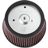 Arlen Ness Team-Ness Big Sucker Stage 1 Replacement Air Filter for Carb or Fuel - Red Filter Material by Arlen Ness