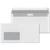 ÖKI 1000 buste formato C5/6, con striscia adesiva, finestra a sinistra, 110 x 220 mm, 80 g, colore: bianco