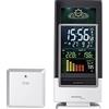 techno line WS 6502 Stazione Meteo, Nero/Argento
