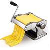 SQUADO Macchina per la Pasta a manovella in Acciaio Inox, Taglierina per Tagliatelle, Spaghetti, Lasagne, con Manovella, Piccola