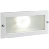 Sovil Lampada Segna Passo Rettangolare da Incasso a Parete a LED 10W 3000K Sovil Bianco