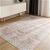 benuta Basic Tappeto Salotto George - Rosa 160x230 cm - Lavabile - Fibra sintetica - Rettangolare & Stile: Vintage - Per camere da letto, sale da pranzo, soggiorni - facile da pulire