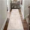 PureCozy Beige Tappeto Cucina 60x240cm Tappeti Corridoio Passatoia Scendiletto Antiscivolo Lavabile Camera da Letto Sala Ufficio Lungo Carpet Pelo Corto Morbido Rug