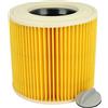 vhbw filtro a pieghe piatte compatibile con Kärcher NT 27/1 ME Professional, NT 48/1 TE Professional aspirapolvere - giallo