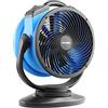 XPower Ventilatore ad alta prestazione industriale ad alta velocità per tutta la stanza, circolatore d'aria, ventilatore da pavimento multiuso a velocità variabile (Blu, FC-300S 1600CFM)