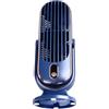 Tnfeeon Ventilatore Elettrico Portatile a Torre USB, 5 Velocità, Motore Brushless Silenzioso, per Ufficio Casa Esterno Scrivedania (BLUE)
