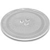 vhbw piatto compatibile con Panasonic NN-K103, NN-K133, NN-SD277 forni a microonde - Piatto girevole con attacco a Y, 24,5 cm, vetro