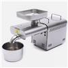 Wiyuer Macchina per olio per piante domestiche, olio automatico, in acciaio inox, per spremiagrumi, olio freddo, estrattore per semi di Tung, arachidi, semi di soia, colza 750 W, 220 V