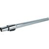 vhbw tubo compatibile con Rowenta FT 1300, FIRST LINE, FP 0048327 P TR, FIRSTLINE aspirapolvere - attacco 32mm, 58-96 cm, cromato