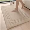 DEXI Tappeto Bagno Assorbente 60 x 110 cm, Beige