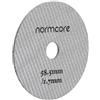 Normcore Schermo a disco da 58,5 mm con foro rotondo al centro, schermo doccia inferiore, filtro in metallo riutilizzabile adatto per La Marzocco/Gaggia, spessore 1,7 mm, acciaio inossidabile 316