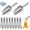 LEIMEND 8 Pezzi con Pinze da Tavola in Acciaio Inossidabile e 2 Palette | Ghiaccio Pinze da Ghiaccio Pinze da Dessert e Pinze da Zucchero Feste bar Ristoranti Barbecue Cucine e Buffet