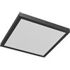 Plafoniera LED 24/35/40W IP20 40x40cm CCT Quadrata - Nera