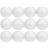 Uonlytech Sfere di Polistirolo 12 Palline da 10 CM per Decorazioni e Sculture Fai da Te Progetti Creativi Scuola e Casa Palline di Schiuma