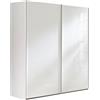 Composad | Armadio della Linea SYSTEMA, Armadio a 2 Ante Scorrevoli, Camera da Letto, (LxAxP) 200x223x67 cm, Colore Bianco Laccato, Made in Italy