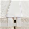 Qucover Unisci Materassi Singoli in Matrimoniale, 200x20cm Unire due Materassi Singoli in Matrimoniale, Connettore a Due Letti Connettore con Cinghie Connettore in Spugna,10M