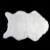 XinYiC - Coprisedia in finta pelle di pecora super morbida e calda, tappeto peloso, colore: bianco, 60 cm x 90 cm