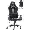 NEWSKILL Kitsune V2 Sedia da Gioco, Acciaio, Grigio, Mediano