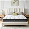YIDATONG Materasso 140x200, Altezza 30 cm, Molle Insacchettate con Memory Foam Viscoelastico, Certificato Oeko-TEX®, 8 Zone di Supporto, Materasso Matrimoniale Ortopedico, Rivestimento Traspirante in Cotone