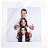 Ocadeau Tovagliolo in Tessuto Personalizzato con Foto - Tovagliolo Quadrato in Tessuto Bianco con Foto da Stampare - Tovagliolo Lavabile e Personalizzabile