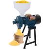 TTISJHK Mulino elettrico da 2200 W con imbuto, macinino per grano di mais, riso grano, chicchi di caffè, grado di macinatura regolabile, 1400 giri/min, smerigliatrice professionale a secco per uso commerciale