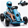 Garvee Go Kart Elettrico Per Bambini 8-12 Anni 24V, Fino a 8 Km/h, Blu