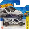 Hot Wheels - Ford Transit Connect - HW Art Cars 6/10 - HKH50 - Short Card - Bianco - Mattel 2023-1:64