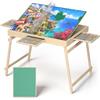 Lubirayi Tavolo Puzzle in Legno con Gambe Alte, 1000 Pezzi