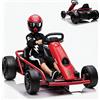 Garvee Go Kart Elettrico Per Bambini 8-12 Anni 24V, Fino a 8 Km/h, Rosso