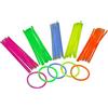 Classic Line - Braccialetti Luminosi Luminosi con connettore, Barre Luminose, Feste Neon