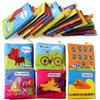 Omabeta Set di 6 Libri da Bagnetto Impermeabili in Tessuto Morbido per la Prima Educazione dei Bambini da 6 a 12 Mesi