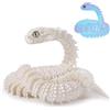 QYEHF Serpente stampato in 3D, Serpenti Flessibili da 60 cm, Giocattoli Animali Stampati In 3D, Serpenti In Stampati In 3D per Decorazioni per Ufficio e Casa (Colore arcobaleno)