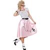 W WIDMANN MILANO Party Fashion - Costume ragazza anni '50, vestito, rock'n'roll, twist, barboncina, costumi in maschera